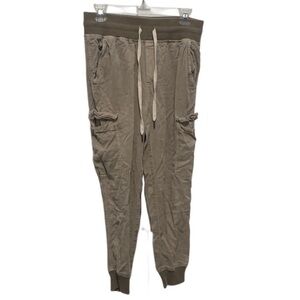 Aerie Tan Cargo Jogger Pants Size Small